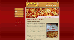 Desktop Screenshot of howardspizzamt.com